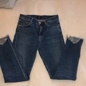 CITIZEN OF HUMANITY Rocket Crop high rise skinny